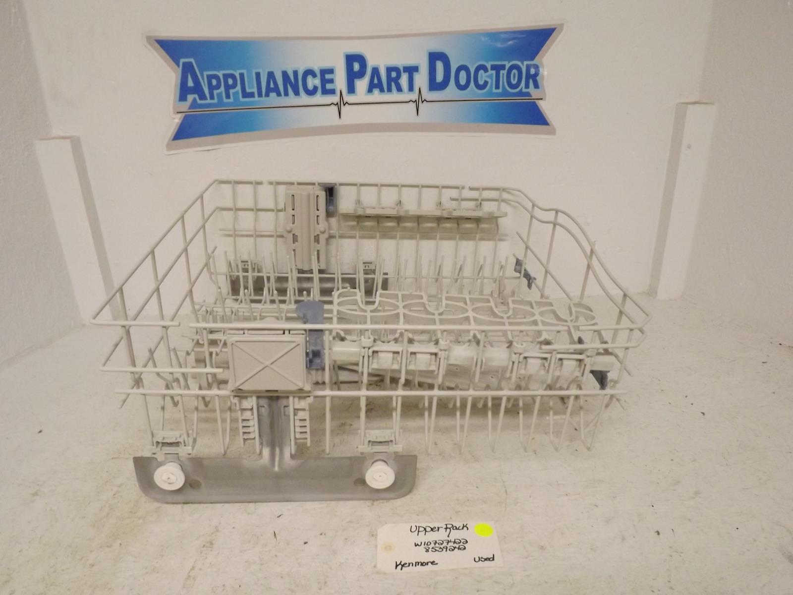 Kenmore Dishwasher W10727422 8539242 Upper Rack Used Kenmore Dishwasher W10727422 8539242 Upper Rack Used